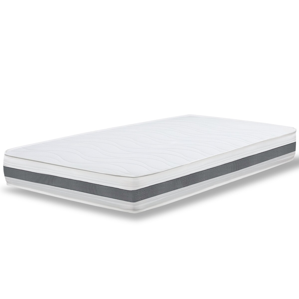 THE WHITE STONE Taschenfederkernmatratze 130 x 190 | Höhe 20cm | Mittelsteif Image