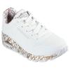 Sneaker SKECHERS "UNO LOVING LOVE", Damen, Gr. 38, rosa (weiß, roségoldfarben), Lederimitat, sportlich, Schuhe Sneaker, Freizeitschuh, Halbschuh, Schnürschuh mit Luftkammersohle, Topseller