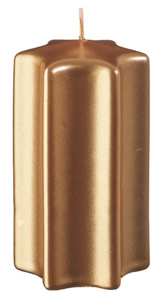 Sternkerzen Gold 100 x Ø 60 mm, 8 Stück Image