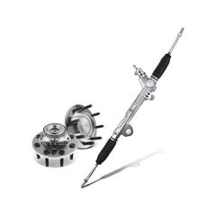 2007-2008 Dodge Ram 3500 Front Steering Rack and Wheel Hub Kit - Autopart Premium