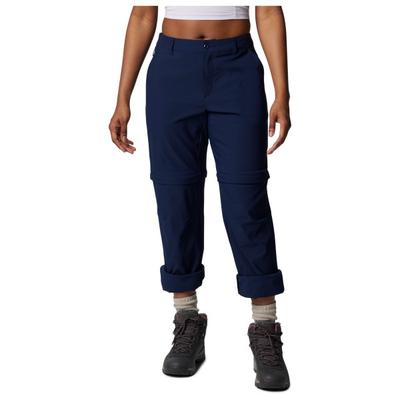 Columbia - Women's Leslie Falls Convertible Pant - Trekkinghose Gr 8 - Short blau Image