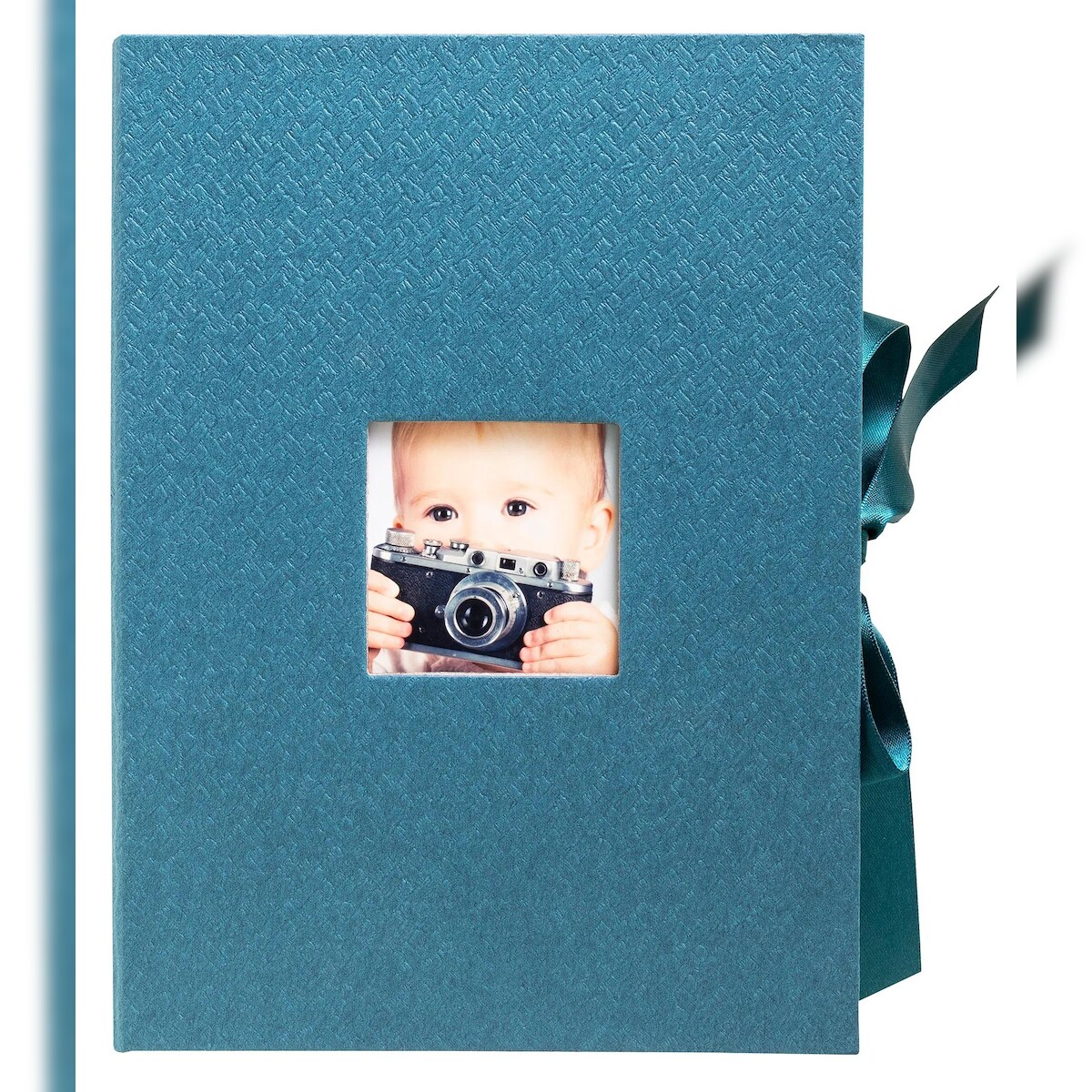 Exacompta 77603E 4x Fotobox OfficeByMe, 20x15x5 cm - Blaugrün Image