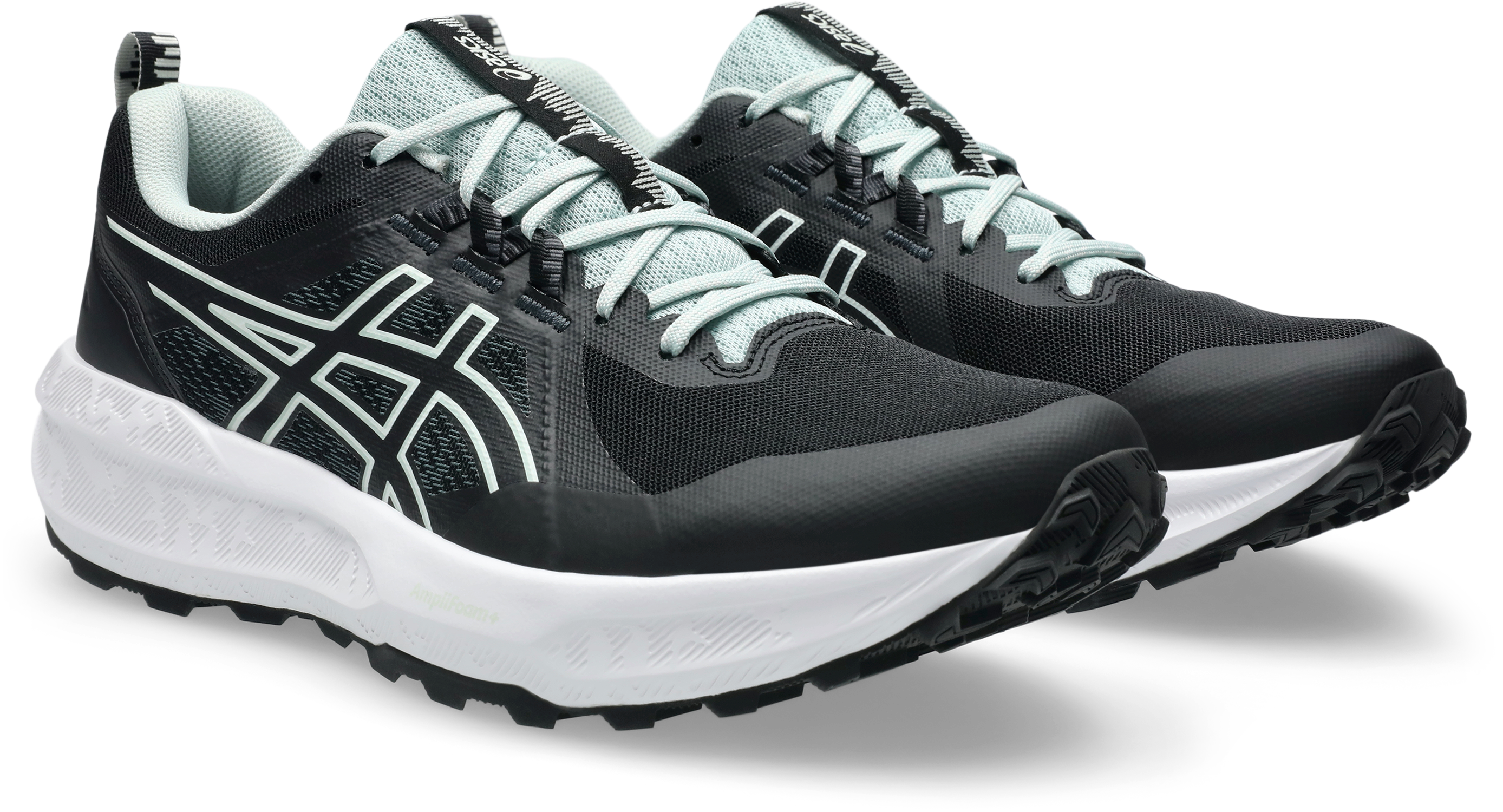 Trailrunningschuh ASICS "GEL-SONOMA 8", Damen, Gr. 48, schwarz (schwarz, lake grau), Synthetik, Textil, Schuhe