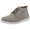 Schnürboots RIEKER, Herren, Gr. 44, beige (hellbeige), Veloursleder, unifarben, sportlich, Schuhe, Stiefelette, High-Top Sneaker, Klassik-Boots mit Lederinnensohle