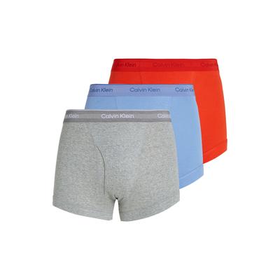 Trunk "TRUNK 3PK", Herren, Gr. L (52), glacier, grau heather, molten, Jersey, Obermaterial: 100% Baumwolle, CALVIN KLEIN UNDERWEAR, körpernah, Unterhosen, mit Logo-Elastikbund Image