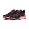 Trailrunningschuh PUMA "REFLECT LITE TRAIL", Gr. 41, puma schwarz, glowing rot, Textil, sportlich, Schuhe
