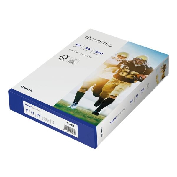 tecno Multifunktionales Druckerpapier »Dynamic« A4 80 g/m² - 500 Blatt weiß Image
