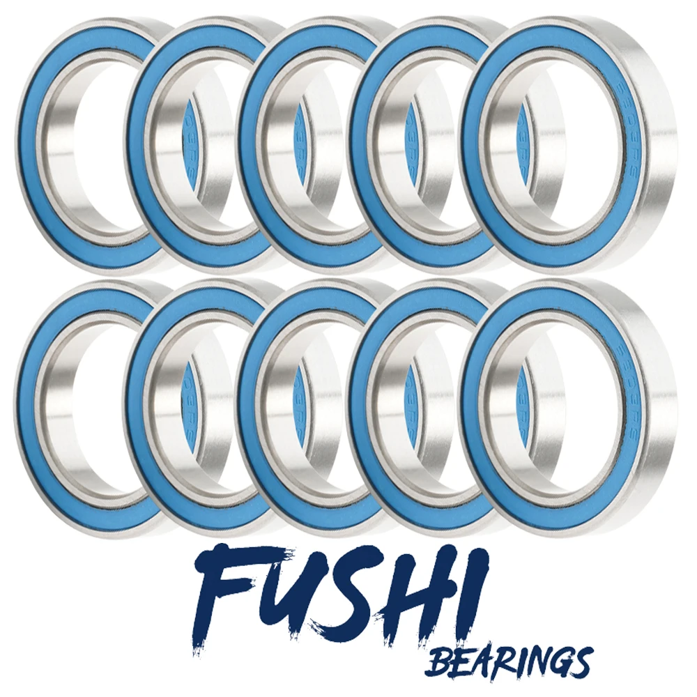6803RS Bearing 10PCS 17x26x5 mm ABEC-3 Hobby Electric RC Car Truck 6803 RS 2RS Ball Bearings 6803-2RS Blue Sealed