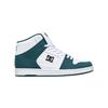 Sneaker DC SHOES "Manteca 4 Hi", Gr. 7(39), weiß, blau jay, 51.34% Leder, 48.66% Synthetikmaterial, Schuhe
