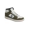 Sneaker DC SHOES "Manteca 4 Hi", Gr. 11(44,5), grün, grau, weiß, 51.34% Leder, 48.66% Synthetikmaterial, Schuhe