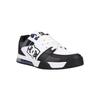 Sneaker DC SHOES "Versatile", Gr. 12(46), weiß, schwarz, blau, 50.71% Leder, 37.83% Synthetikmaterial, 11.46% Polyester, Schuhe