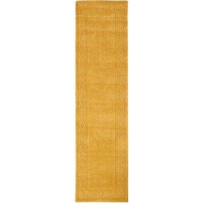 Teppich HEINE HOME Gr. 1, gelb (safran), B:70cm H:20mm L:140cm, Wolle, Teppiche Image