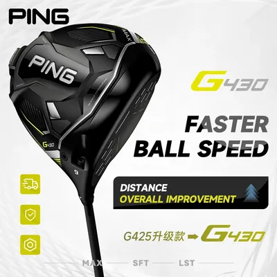 PING Golf Clubs G430 MAX Driver Golf 1 Wood 9/10.5 Degree with R/SR/S Graphite Shaft with Headcovers