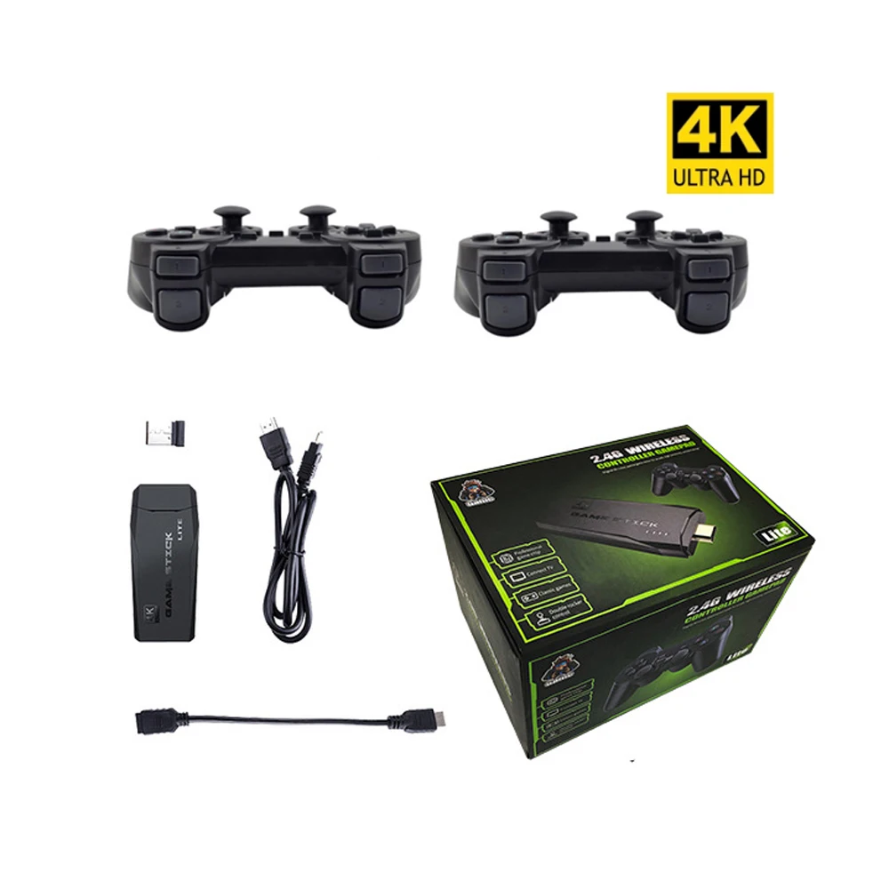 Für GB/GBA/GBC Neue M8 Mini HD 2,4G Wireless Dual Controller TV Spielkonsole U Game Stick lite Arcade Joystick Image
