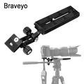 Piastra di supporto per teleobiettivo professionale Adattatore di montaggio a sgancio rapido Riprese stabili per fotocamera Dslr standard Manfrotto