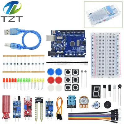 Basic Starter Kit für Arduino Uno Set R3 DIY Kit Breadboard DHT11 Image