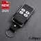 Télécommande universelle de porte de garage 433.92MHz Duplicateur Clone 433-868MHz Code roulant et code fixe Porte Keyfob Contrôleur Ouvre-porte