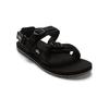 Sandale QUIKSILVER "Monkey Caged", Gr. 14(47), schwarz (schwarz 1), Obermaterial: Textil, Außensohle: Gummi, Schuhe