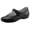 Klettschuh WALDLÄUFER "HENNI", Damen, Gr. 7,5 (41), schwarz, Nappaleder, sportlich, Schuhe, Spangenschuh, Komfortschuh in komfortabler Schuhweite H (=sehr weit)
