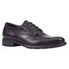 Schnürschuh GEOX, Herren, Gr. 41, schwarz, Leder, klassisch, Schuhe, Business Schuh, Anzugschuh mit Blockabsatz