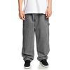 Funktionshose DC SHOES "Worker Baggy", Herren, Gr. 28(XS) / Länge 32(M), Länge 34, grau (medium grau), 80% Baumwolle, 20% Baumwolle, Hosen