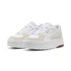 Sneaker PUMA "KARMEN II IDOL BOLD ELEGANCE", Gr. 39, puma weiß, puma weiß, alpine snow, Leder, sportlich, Schuhe