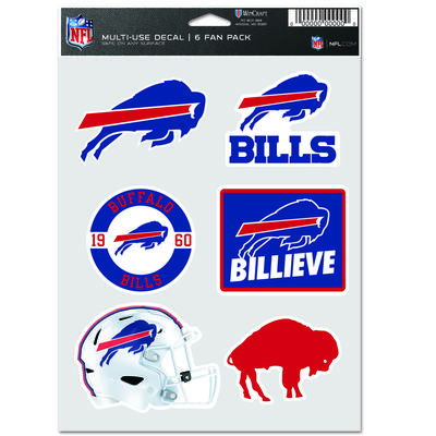 Buffalo Bills 5x7 Multipack-Aufkleberbogen Image