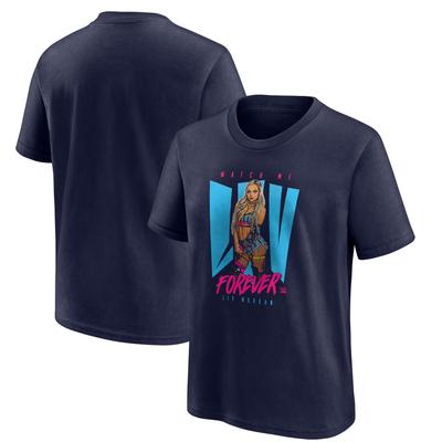 WWE Liv Morgan Watch Me Liv Forever T-Shirt - Marineblau - Jugendliche Image