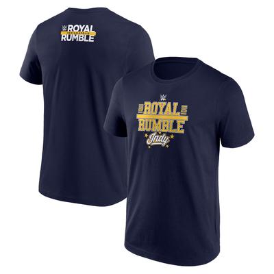 Royal Rumble 2025 Indy Bold T-Shirt - Marineblau - Herren Image