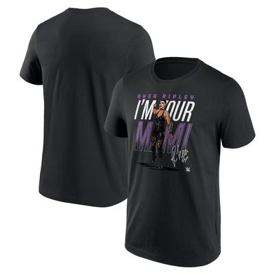WWE Rhea Ripley I'm Your Mami T-Shirt - Schwarz - Herren Image
