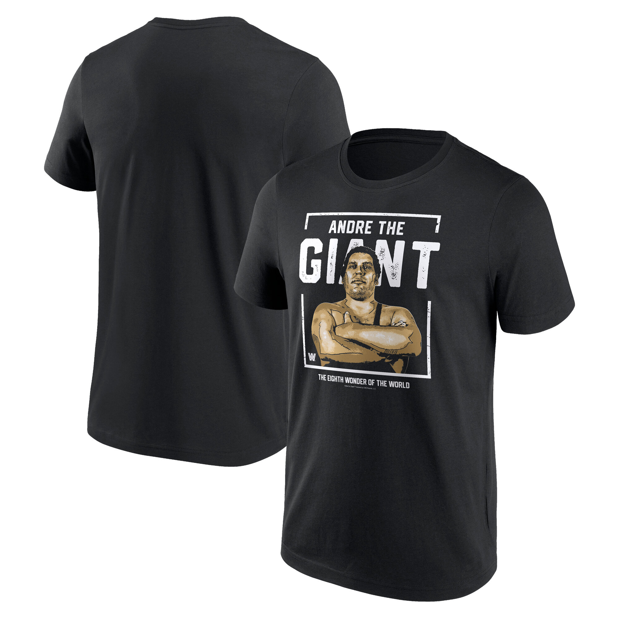 WWE Andre The Giant Intimidation T-Shirt - Schwarz - Herren Image