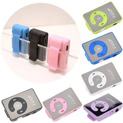 Wholesale C Key Clip Insert MP3 New Mini Mp3 Player Music Player Mirror Card Clip High Quality Music