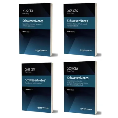 2025 CFA Level 1 Volumes 1~4 English Notes Chartered Financial Analyst Paper Textbook