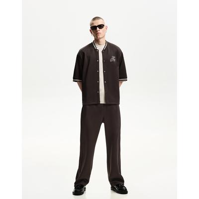 Bershka Jogger Baggy Trousers Men Xl Brown