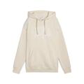 Hoodie PUMA "PUMA CLASS Relaxed Hoodie Damen", Damen, Gr. S, weiß (alpine snow weiß), Obermaterial: 66% Baumwolle, 34% Polyester; Kapuzenfutter: 100% Baumwolle; Rippe: 3% Elasthan, 97% Baumwolle, relaxed fit, Langarm, Sweatshirts