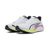 Laufschuh PUMA "Electrify NITRO™ 4 Laufschuhe Herren", Gr. 45, weiß pure magenta gelb alert lila, Obermaterial: Synthetik; Futter: Textil; Laufsohle: Gummi, Schuhe