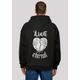 Kapuzenpullover F4NT4STIC "Valentines Streetwear", Herren, Gr. L, schwarz, Obermaterial: 100% Baumwolle, casual, oversize, Langarm, Pullover, Premium Y2K Streetwear