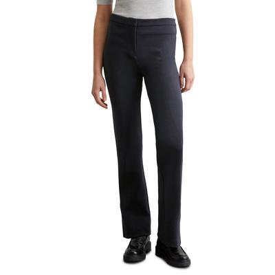 Jerseyhose MARC O'POLO "aus Scuba-Interlockjersey", Damen, Gr. XXL, Normalgrößen, blau (deep night blau), Obermaterial: 75% Baumwolle, 20% Polyester, 5% Elasthan, unifarben, casual, gerade kurz, Hosen Image
