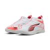 Fußballschuh PUMA "ULTRA 5 MATCH IT Mid Fußballschuhe Jugendliche", Kinder, Gr. 33, weiß schwarz glowing rot, Obermaterial: Synthetik, Textil; Futter: Synthetik, Textil; Innensohle: Textil; Laufsohle: Synthetik, Schuhe