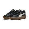 Sneaker PUMA "PUMA Club Klassika Sneakers Damen", Gr. 41, schwarz-weiß (schwarz, weiß gold), Obermaterial: Textil, Kuhleder, Synthetik; Futter: Textil, Synthetik; Innensohle: Textil; Laufsohle: Gummi, Schuhe