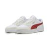 Sneaker PUMA "Caven 2.0 Sneakers Erwachsene", Gr. 40, weiß rot fire vapor gray, Obermaterial: Synthetik, Textil; Futter: Textil; Innensohle: Textil; Laufsohle: Gummi, Schuhe