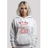 Kapuzenpullover F4NT4STIC "Anti Valentinstag V is for Vodka", Damen, Gr. 4XL, weiß, Obermaterial: 65% Baumwolle, 35% Polyester, casual, relaxed fit, Langarm, Pullover, Premium Qualität