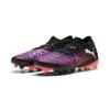 Fußballschuh PUMA "FUTURE 8 MATCH FG/AG Fußballschuhe Erwachsene", Gr. 47, schwarz, weiß glowing rot, Obermaterial: Synthetik, Textil; Futter: Synthetik, Textil; Innensohle: Textil; Laufsohle: Synthetik, Schuhe