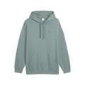 Kapuzenpullover PUMA "Essentials Elevated Hoodie Erwachsene", Herren, Gr. L, grün (grün moon), Obermaterial: 34% Polyester, 66% Baumwolle; Kapuzenfutter: 100% Baumwolle; Rippe: 3% Elasthan, 97% Baumwolle, relaxed fit, Pullover