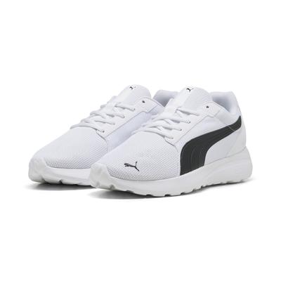 Sneaker PUMA "SOFTRIDE Cosmic Sneakers Erwachsene", Gr. 48, schwarz-weiß (weiß schwarz), Obermaterial: Synthetik, Textil; Futter: Textil; Innensohle: Textil; Laufsohle: Synthetik, Schuhe Image