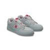 Sneaker DC SHOES "Pure Elastic", Kinder, Gr. 11(28), grau, dunkelrot, 55.4% Leder, 44.6% Synthetikmaterial, Schuhe