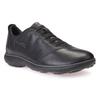Slipper GEOX, Herren, Gr. 42, schwarz, Leder, elegant, Schuhe, Schnürschuh, Freizeitschuh mit Textilfutter