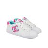 Sneaker DC SHOES "Chelsea", Gr. 6(37), weiß, crazy pink, blau, Obermaterial: Textil / Futter: Textil / Außensohle: Gummi, Schuhe
