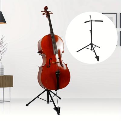 TEMU Cello Stand Sturdy Foldable Durable Tripod Support Musical Instrument Accessories Fl-14 Violoncello Stand Cello Accessories Musical Instrument Stand