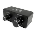 Regolatore di volume portatile RCA da 3,5 mm Preamplificatore W-10P Stereo Audio stereo a doppio canale Mini Balance Musica Suono domestico Durevole